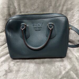 DKNY Dark Teal Satchel Bag